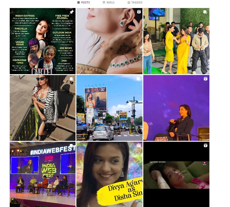 Divya Agarwal Instagram